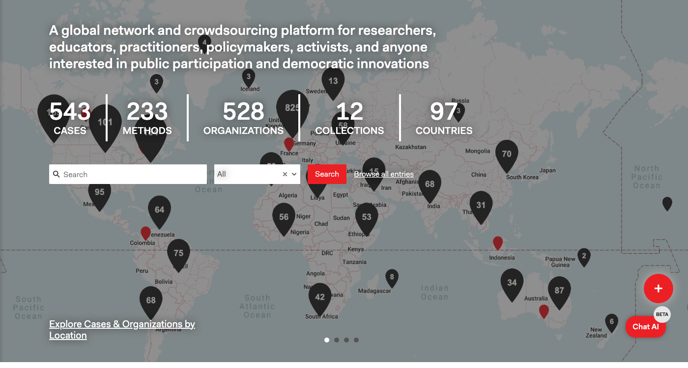 Participedia — a global network for democratic innovation